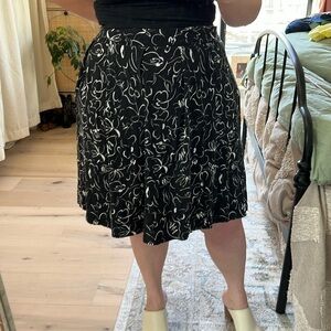 ASOS Black/White Skirt, Size 22
